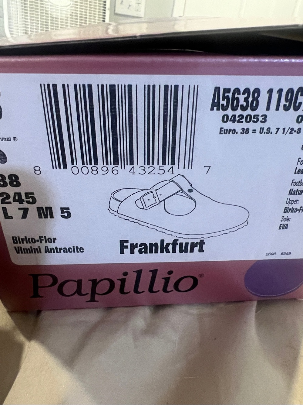 Papillo (Birkenstock) Metallic Silver - Picture 7 of 7